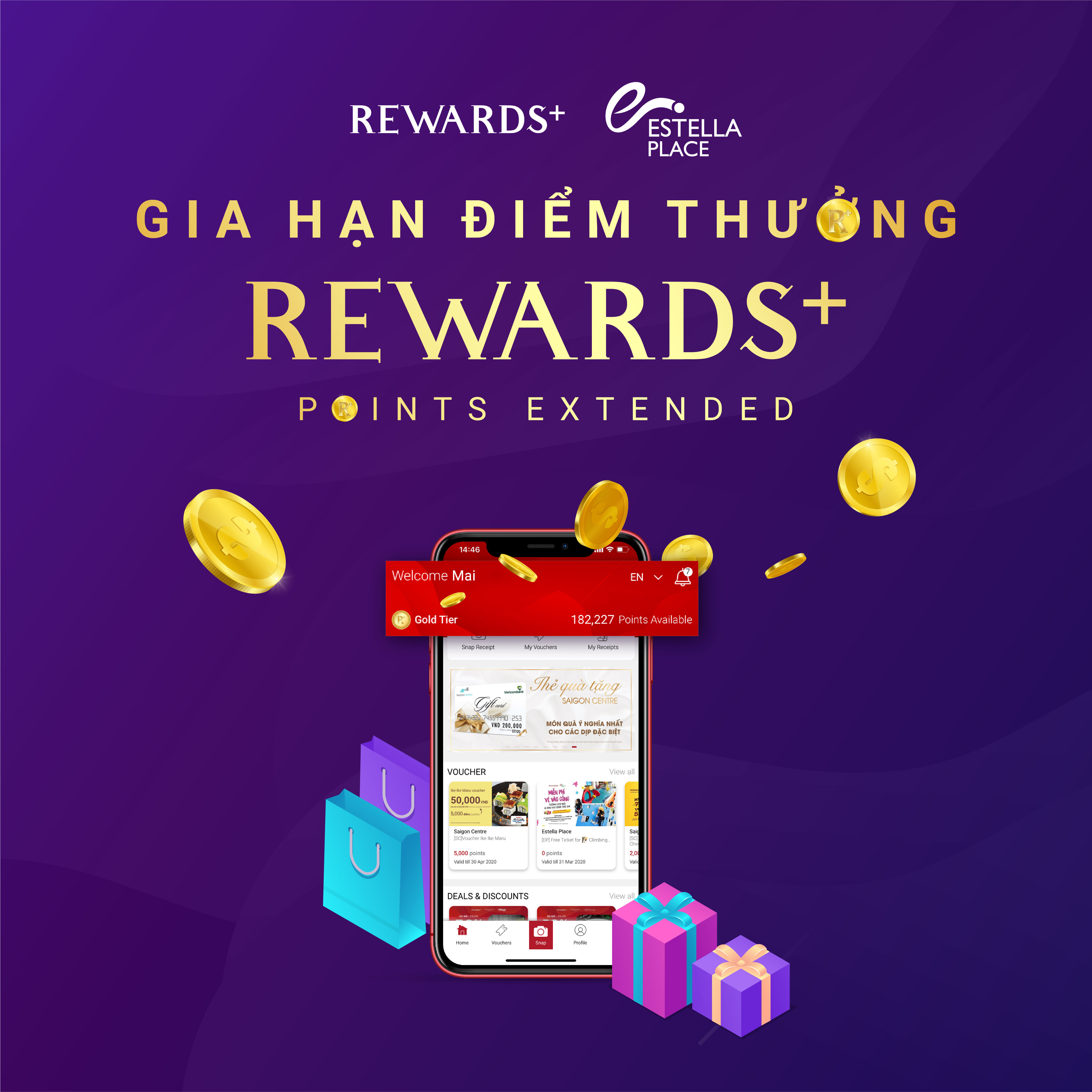 Notice - Extending Rewards+ points' validity