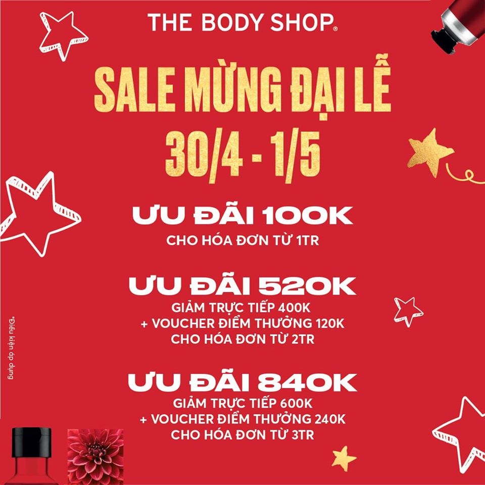 LIBERATION SALES at The Body Shop