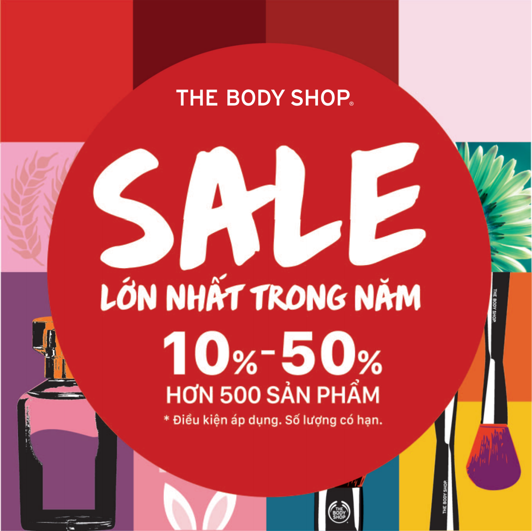 BIG SALES AT THE BODY SHOP