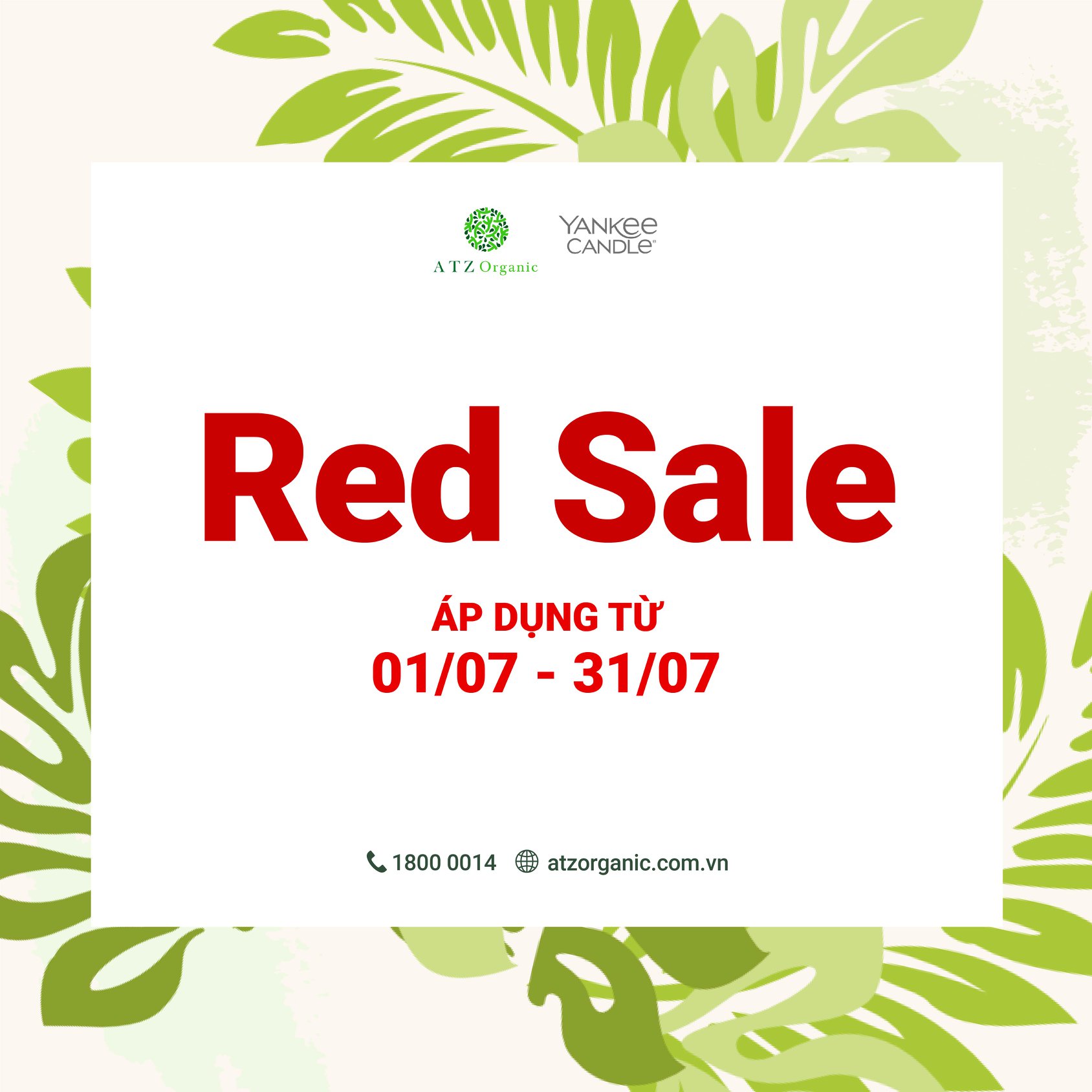 ATZ - RED SALE JULY - "TORNADO OF GIFTS"