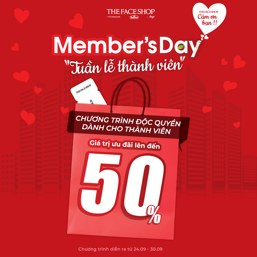 HAVING GORGEOUS APPEARANCE WITH MEMBER DAY 2019 FROM THEFACESHOP