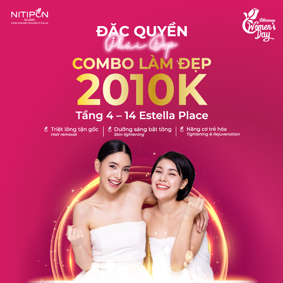 HAPPY WOMEN’S MONTH, VERY SPECIAL GIFT FROM NITIPON CLINIC