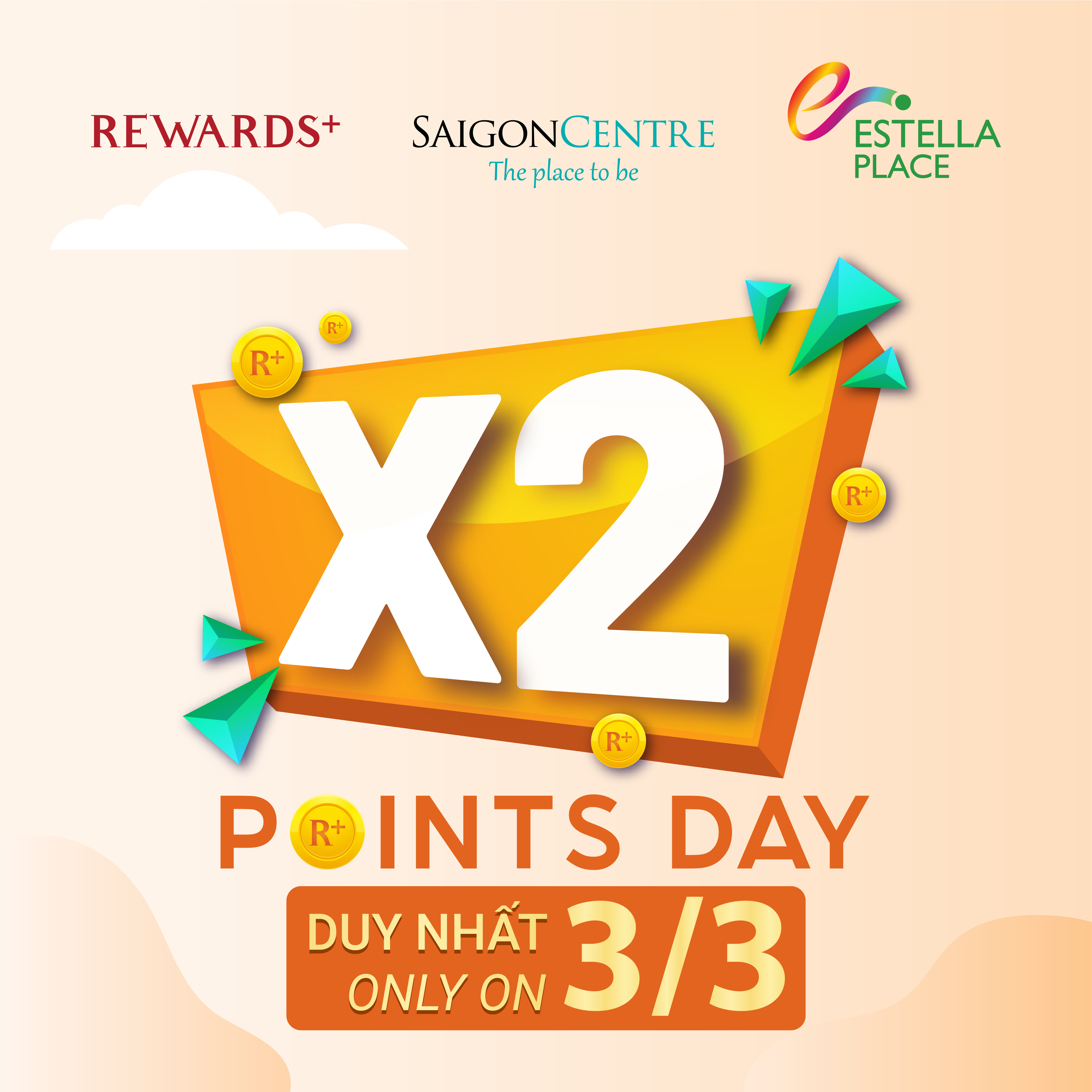 03 MAR 2021 DOUBLE UP YOUR POINTS FOR ALL RECEIPTS