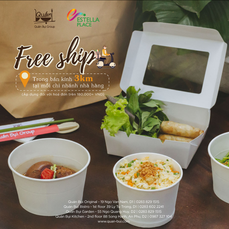 QUAN BUI FREE DELIVERY TO YOUR HOME|OFFICE