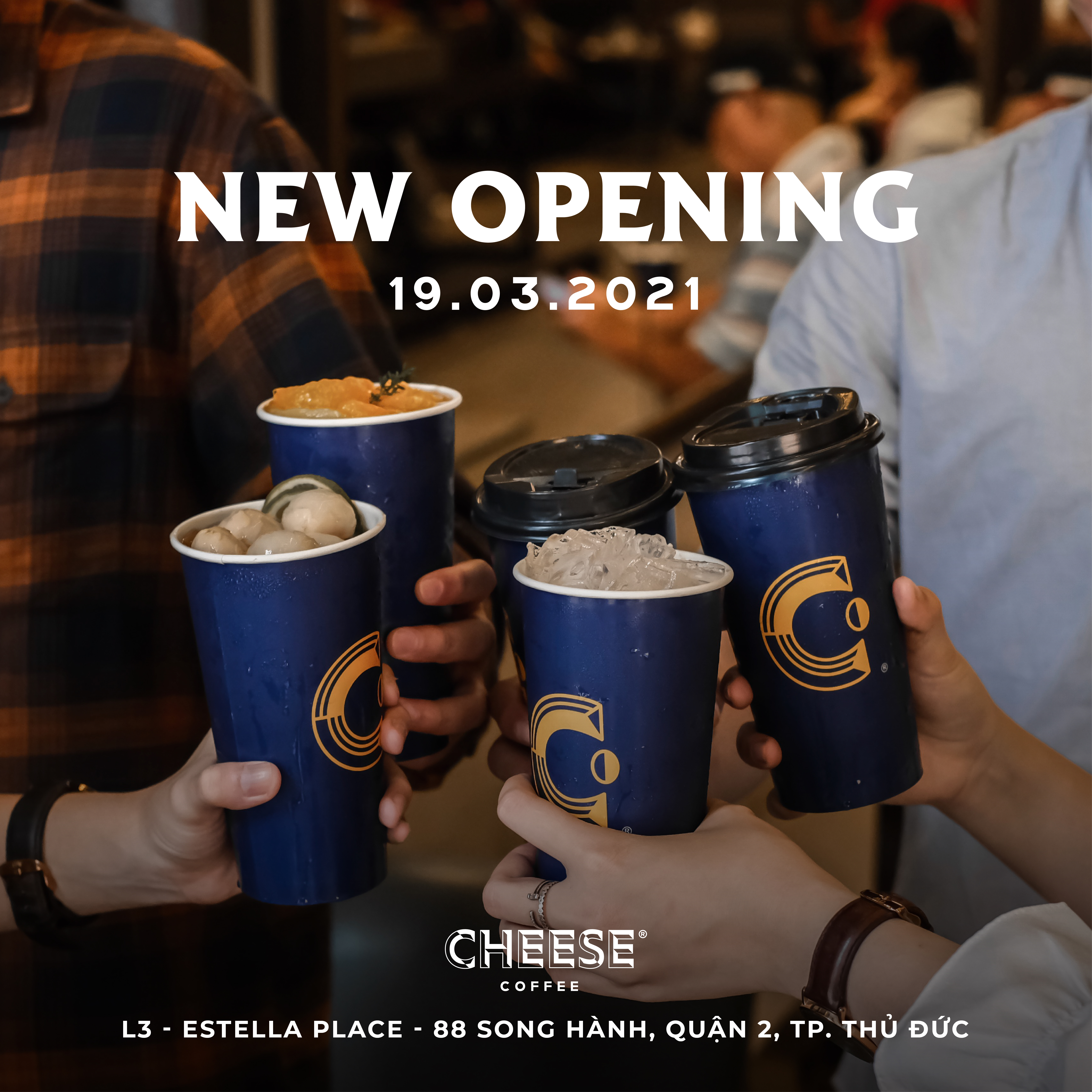 WELCOME CHEESE COFFEE TO ESTELLA PLACE