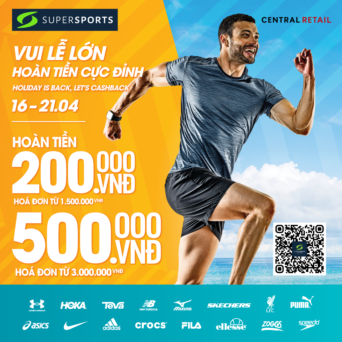 HAPPY HOLIDAY - CASHBACK DIRECTLY UP TO 500K
