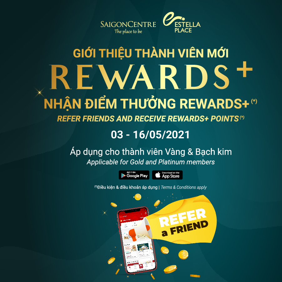REFER FRIENDS - RECEIVE REWARDS+ POINTS