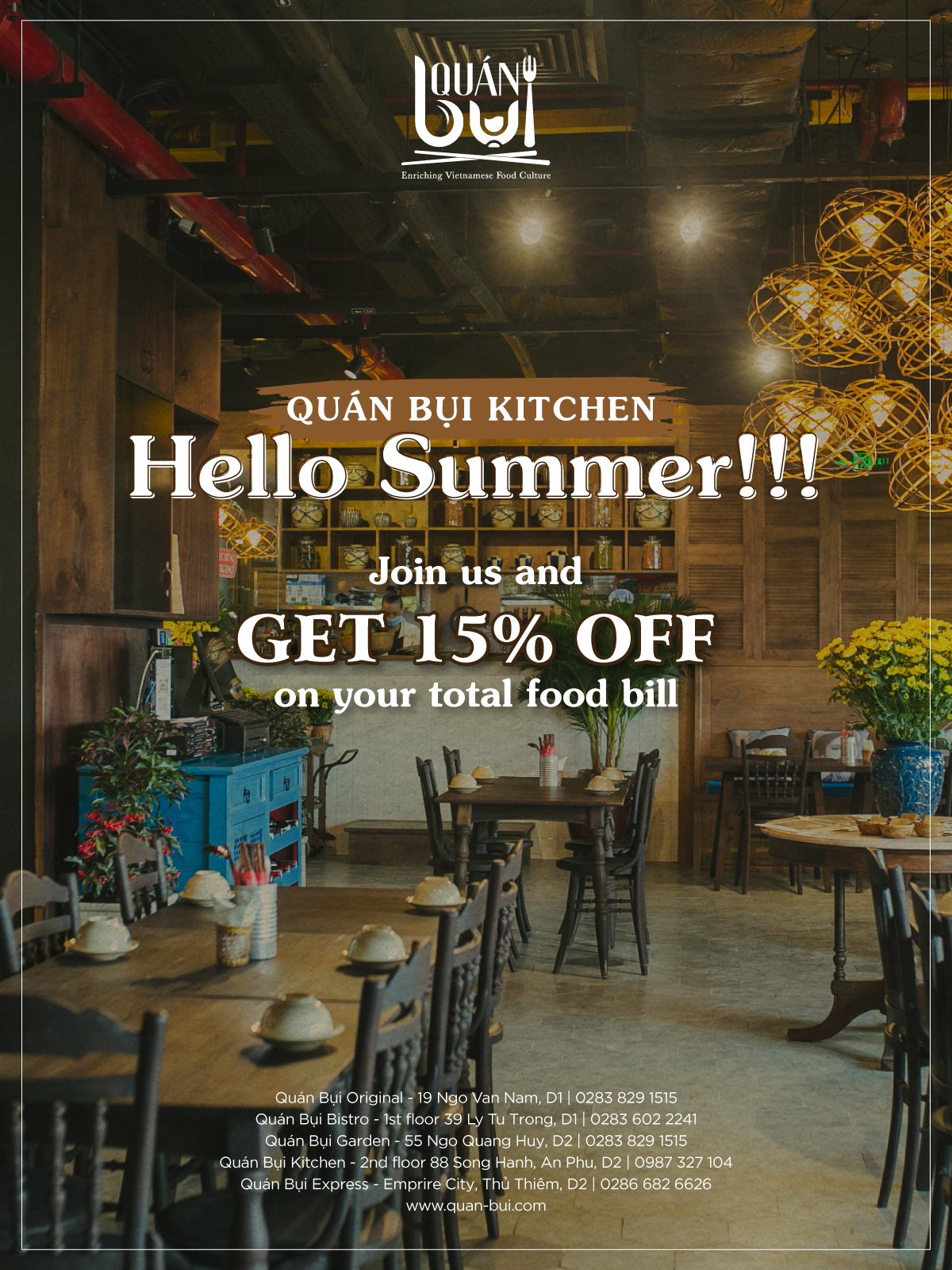 WHAT'S HAPPENING AT QUAN BUI KITCHEN???