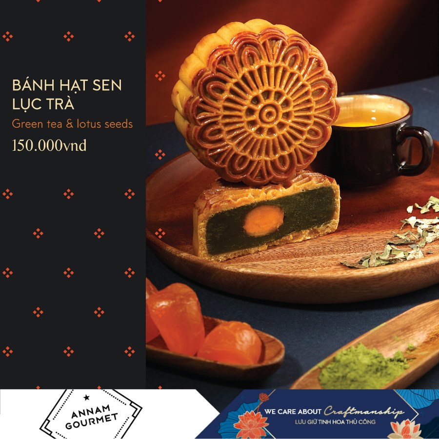 ✨BÁNH TRUNG THU HẠT SEN LỤC TRÀ - KHI VẺ ĐẸP LỘNG LẪY LAN TỎA DƯỚI ÁNH TRĂNG 🌙