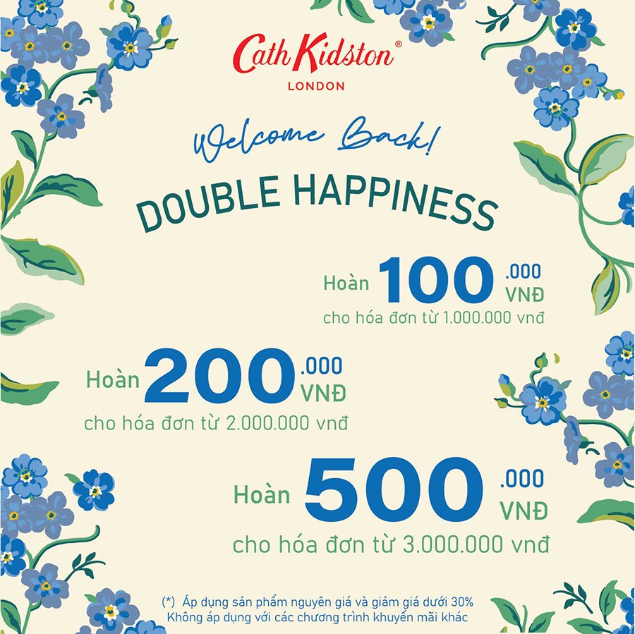 WELCOME BACK - DOUBLE HAPPINESS