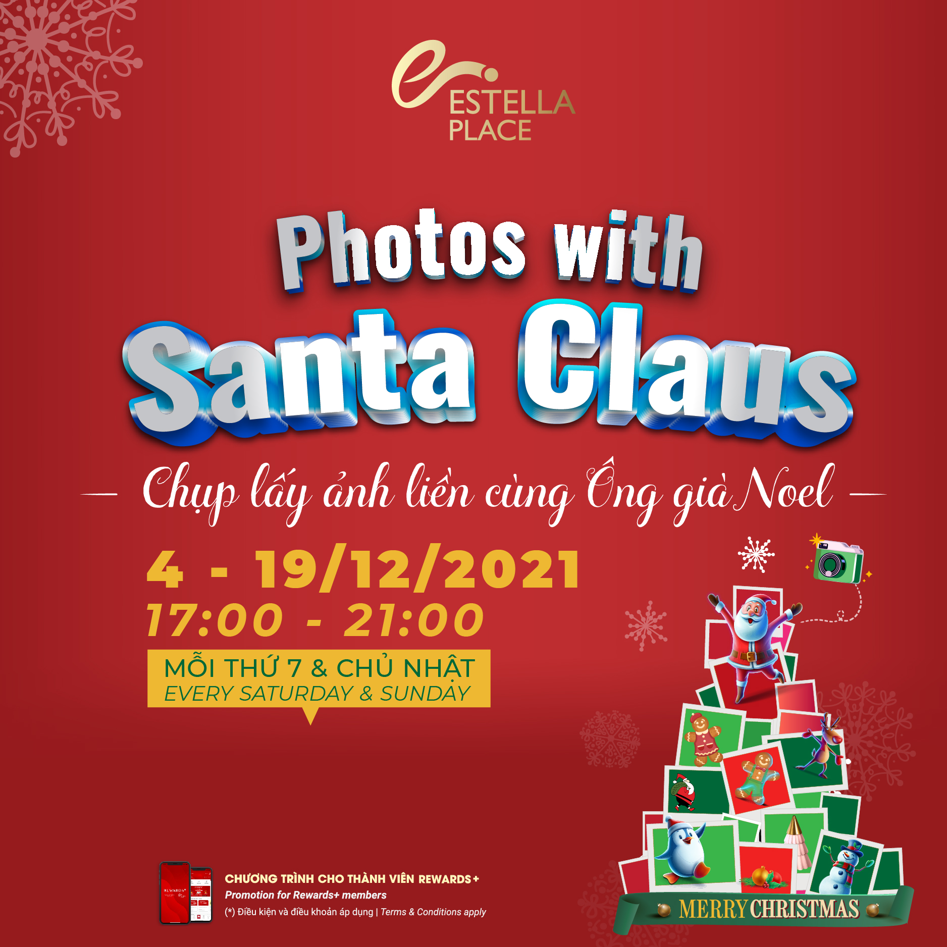 CHỤP ẢNH LẤY LIỀN VỚI ÔNG GIÀ NOEL