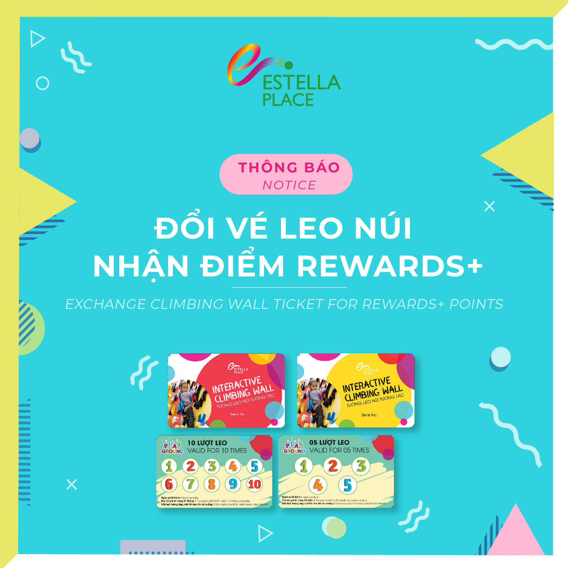 🔥 NOTICE: EXCHANGE CLIMBING WALL TICKET FOR REWARDS+ POINTS