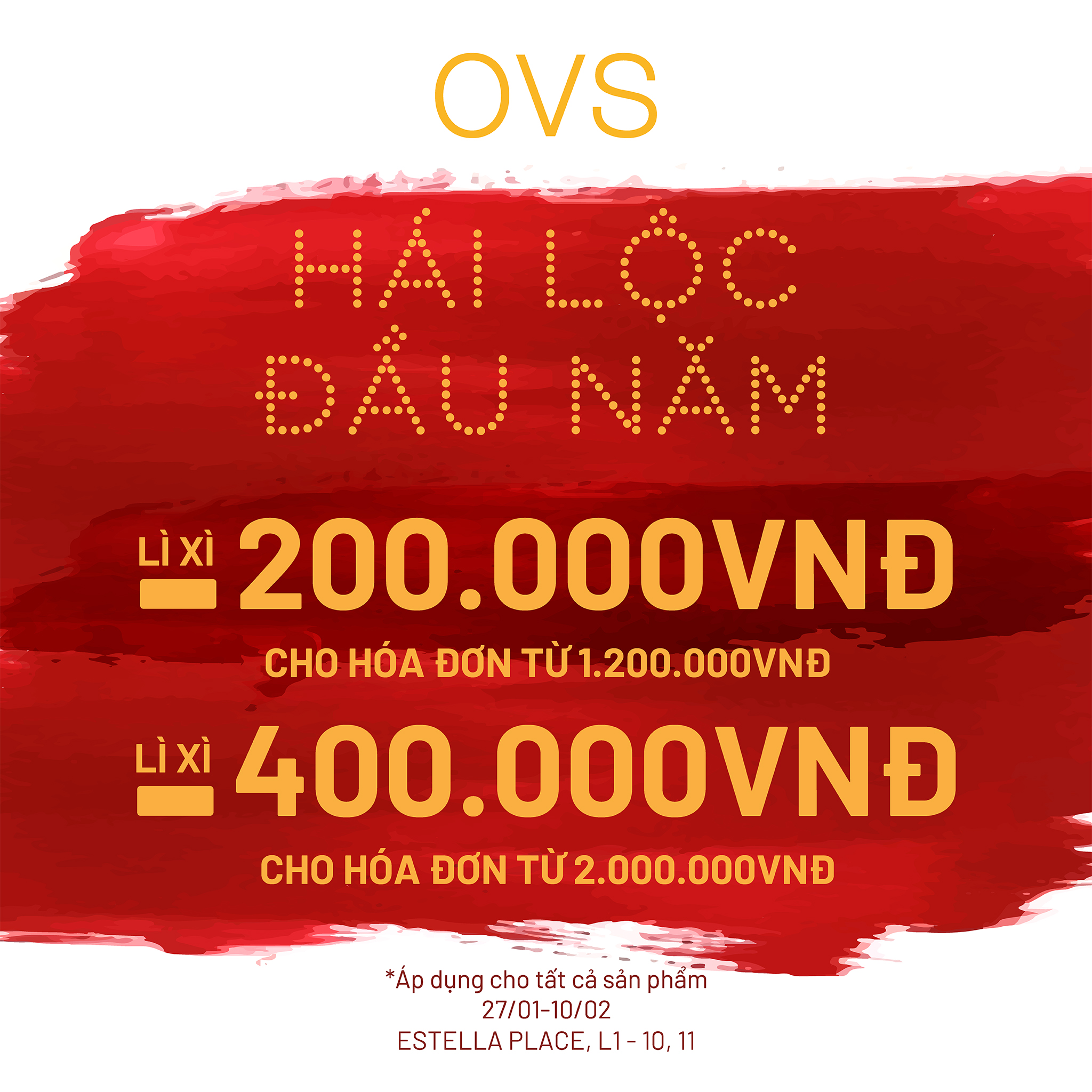 LUCKY NEW YEAR, LUCKY DISCOUNT OF UP TO 400K