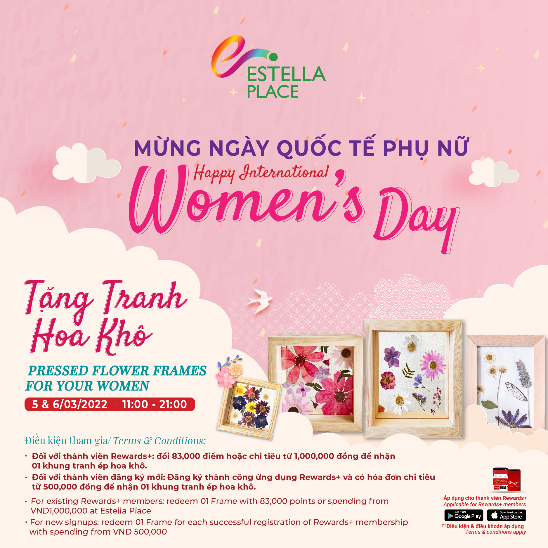 ESTELLA PLACE PRESSED FLOWER FRAM