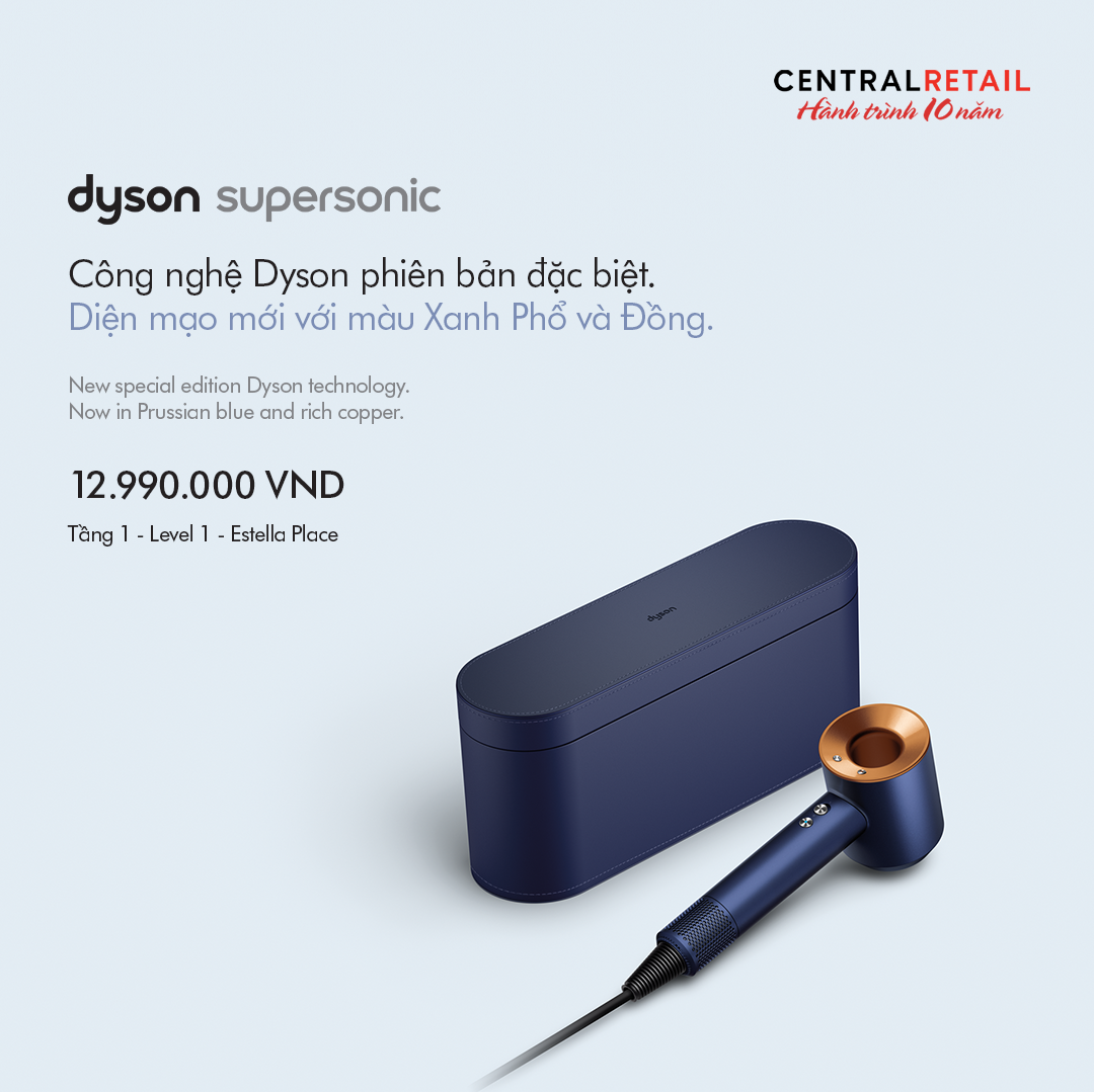 NEW SPECIAL EDITION DYSON TECHNOLOGY, AVAILABLE IN PRUSSIAN BLUE AND COPPER⚡⚡⚡