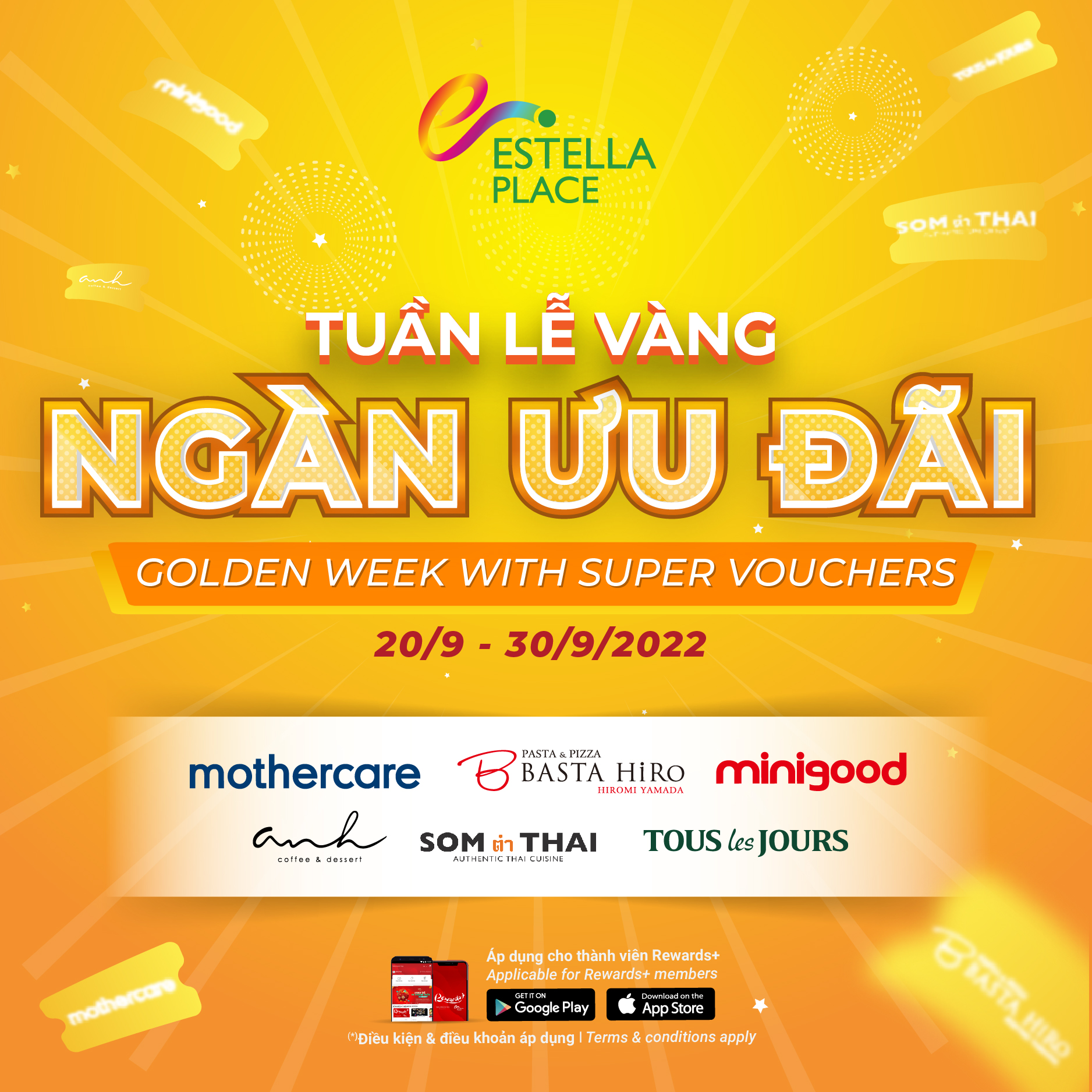 ⚜GOLDEN WEEK WITH SUPER VOUCHERS⚜