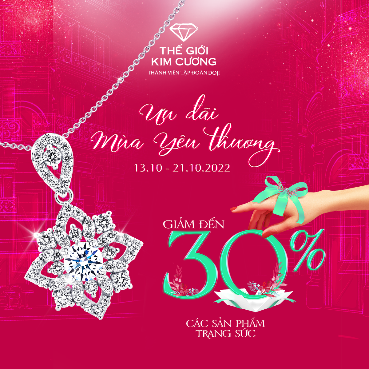 💝💐 LOVE SALE AT DIAMOND WORLD - HAPPY VIETNAMESE WOMEN’S DAY 20.10
