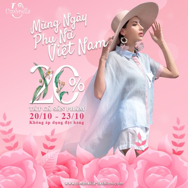 ☂HAPPY VIETNAMESE WOMEN'S DAY WITH UMBRELLA☂