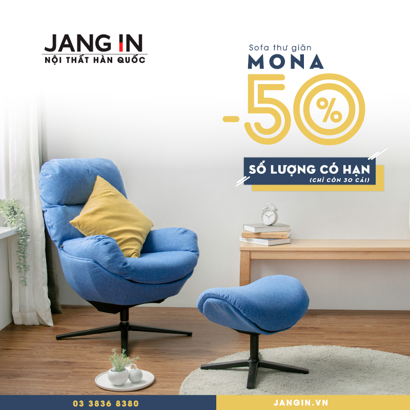 🌟DISCOUNT 50% FOR 30 PIECES – MONA RECLINER SOFA🌟