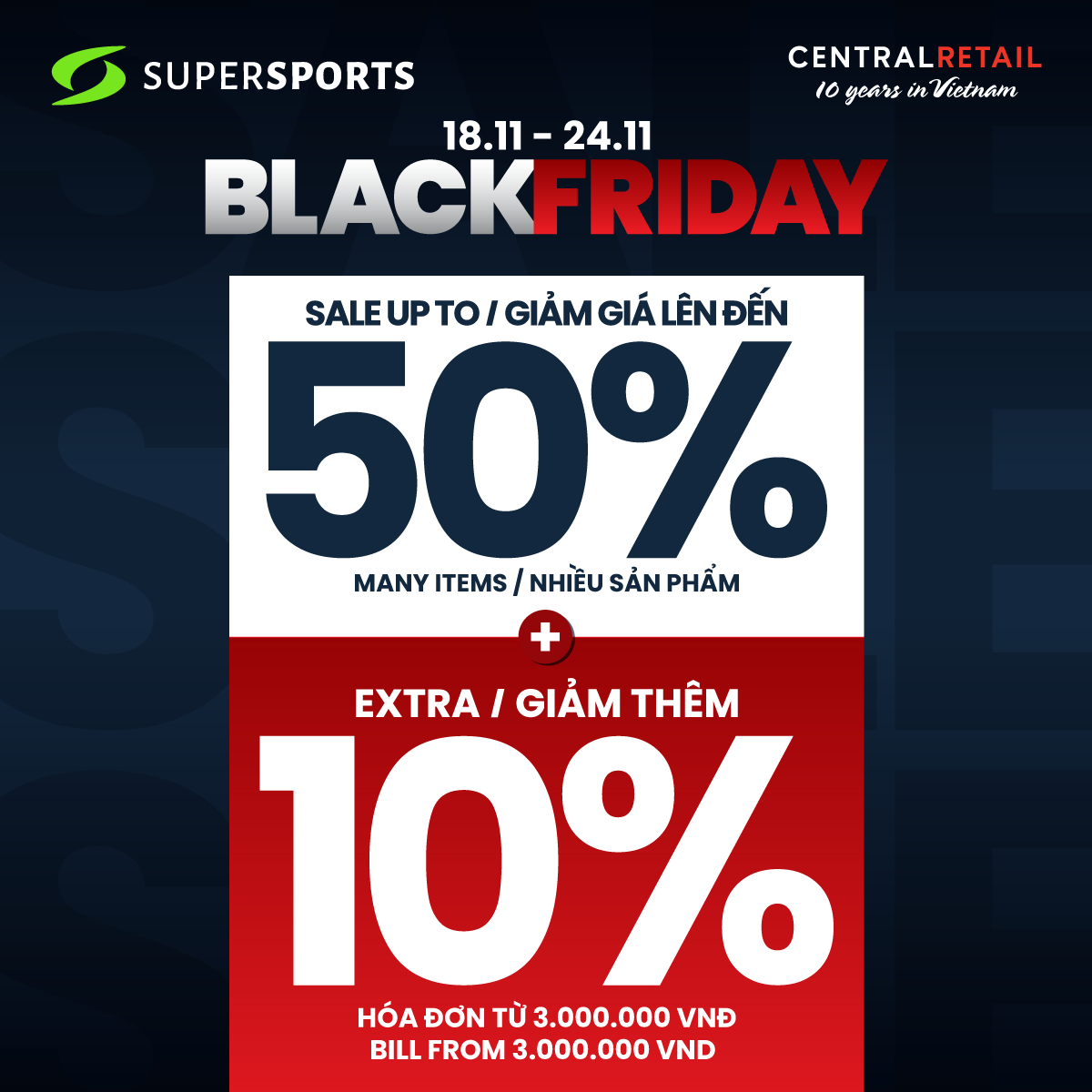 SUPER SUPER SALE - HAPPY BLACK FRIDAY💥