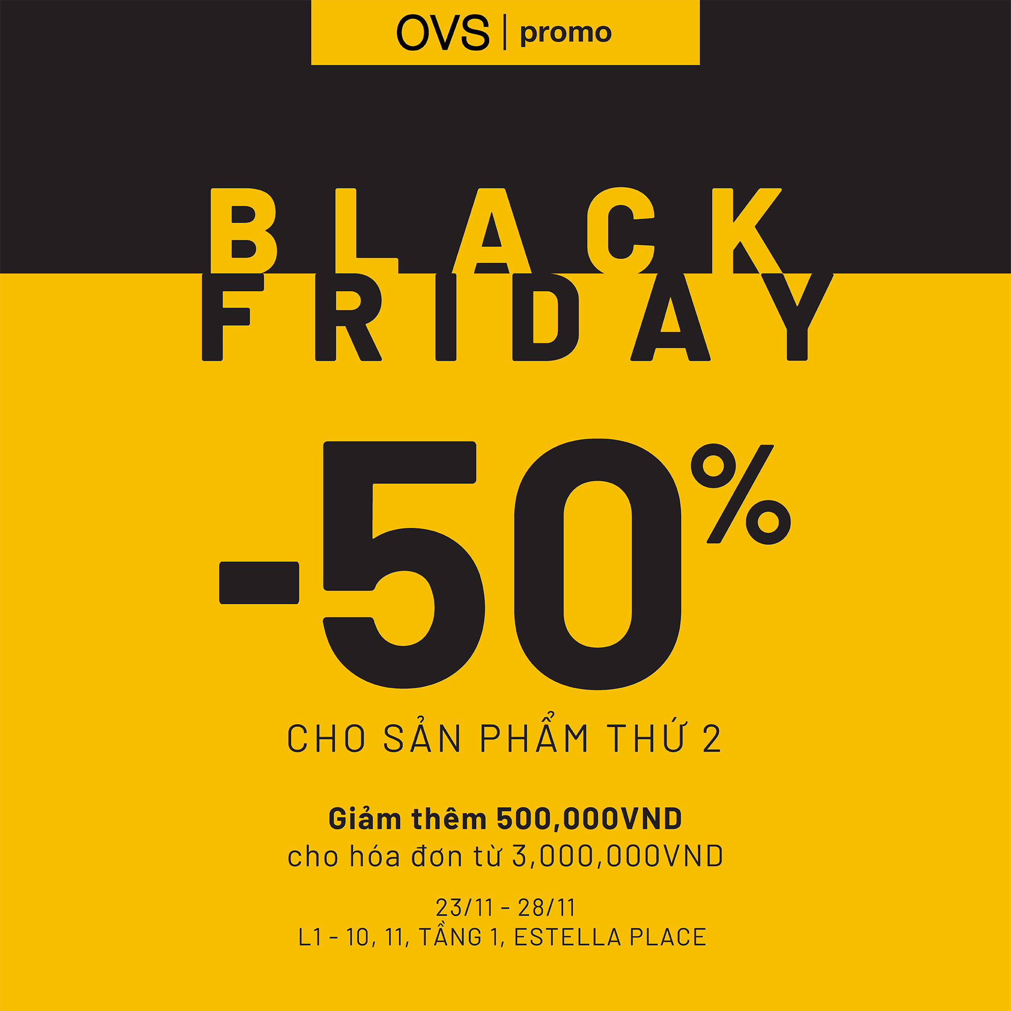 ✨ BLACK FRIDAY – 50% OFF FOR 2ND ITEMS
