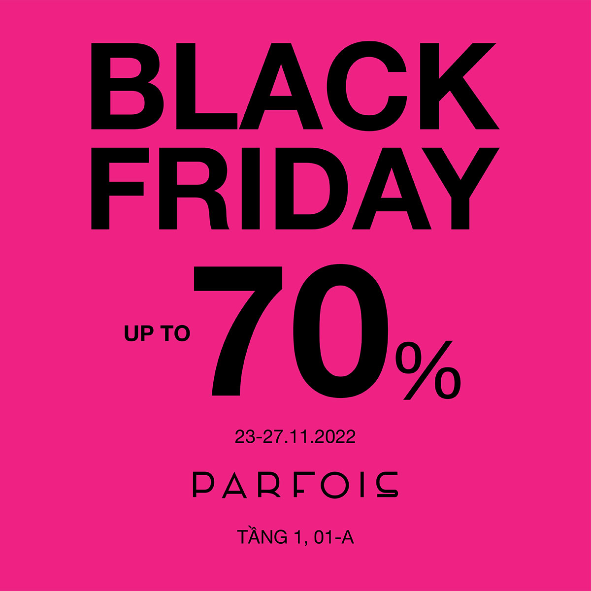 PARFOIS - BLACK FRIDAY SALE UP TO 70% ❤️‍🔥
