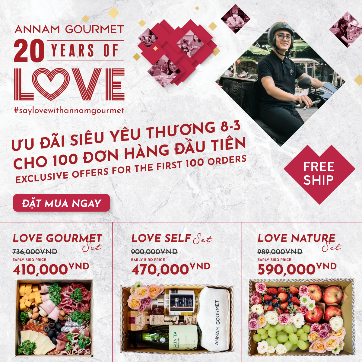 🎁SEND LOVE TO YOUR BELOVED WOMAN ON WOMEN'S DAY WITH MEANINGFUL GIFT SETS FROM ANNAM GOURMET