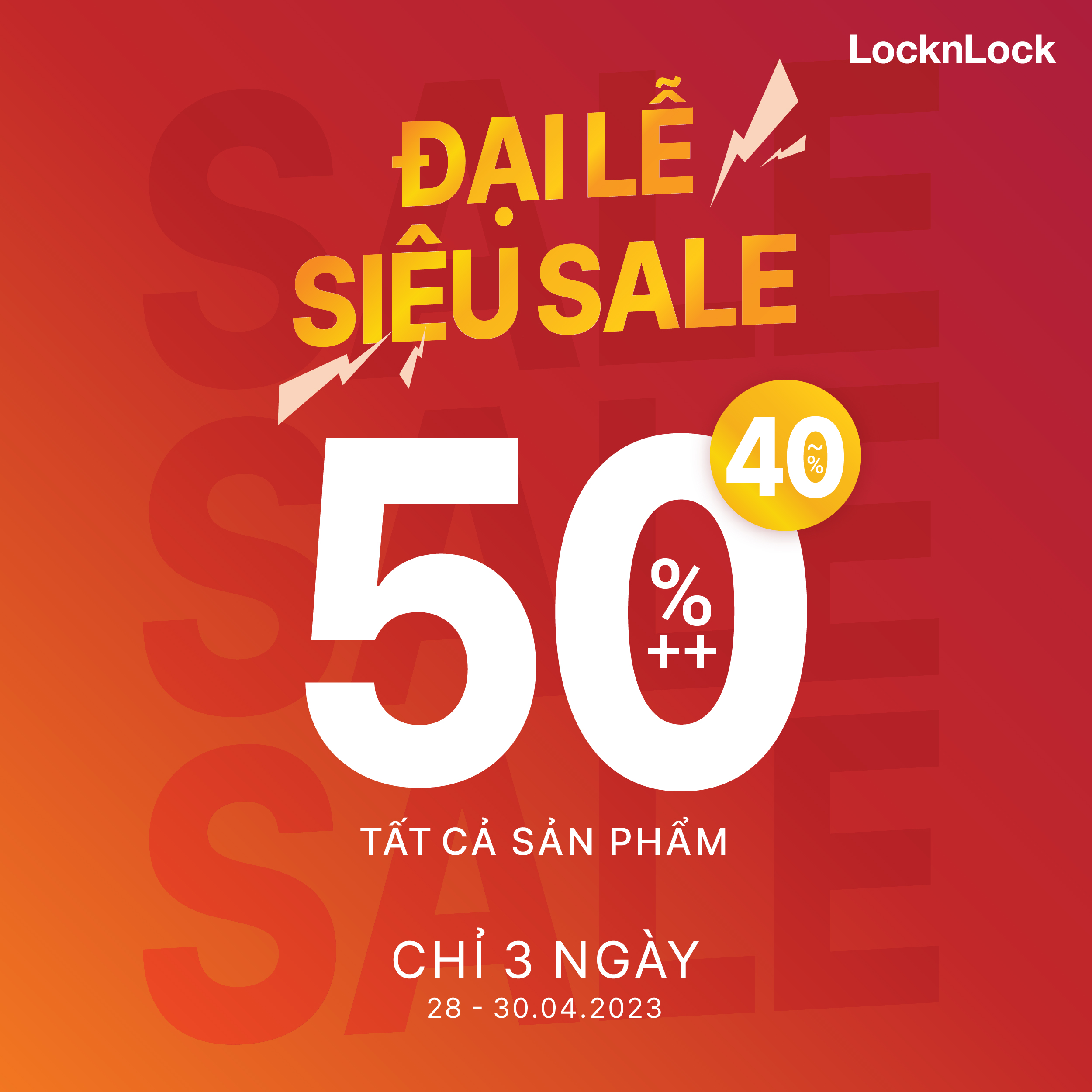 MEGA SALE EVENT, DON'T MISS IT!