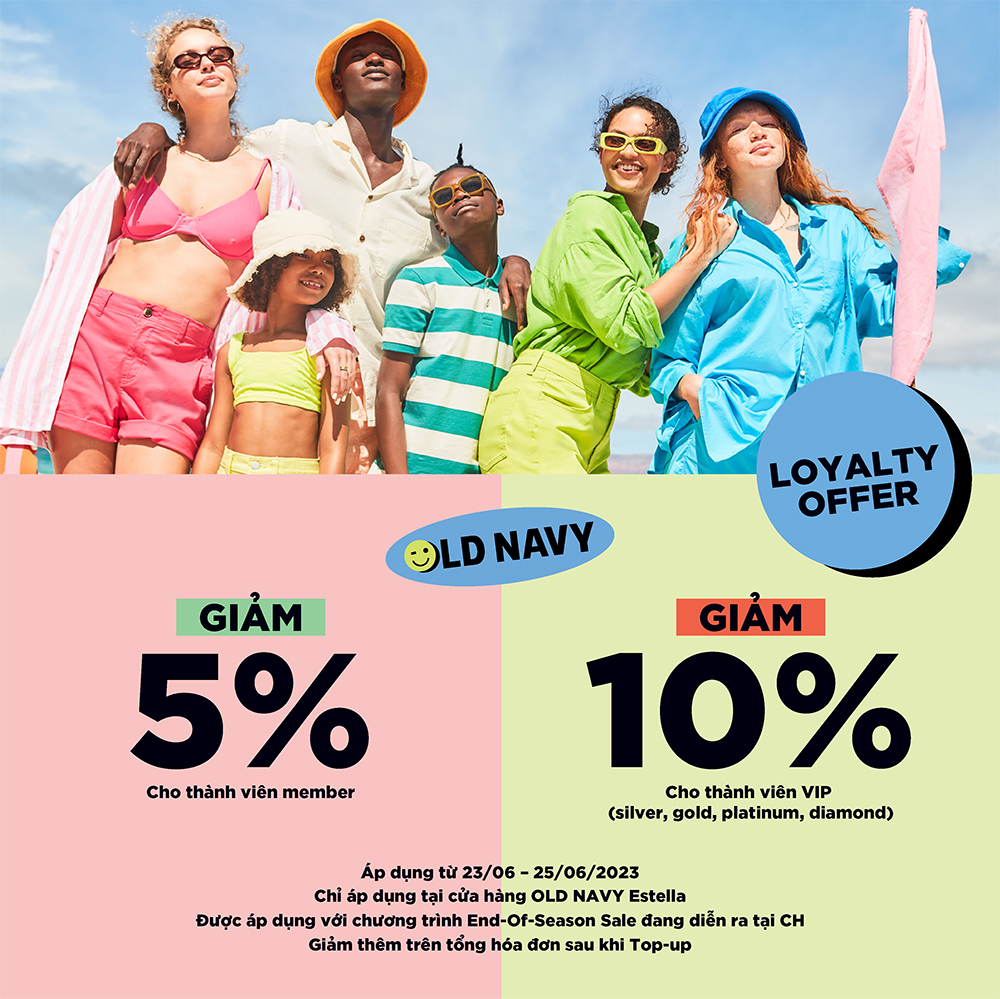 LOYALTY OFFER - EXCLUSIVE DEAL ONLY AT OLD NAVY ESTELLA