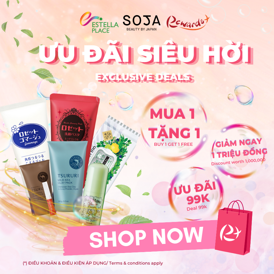 😍💟🎁EXCLUSIVE DEALS FROM SOJA, FOR REWARDS+ MEMBERS