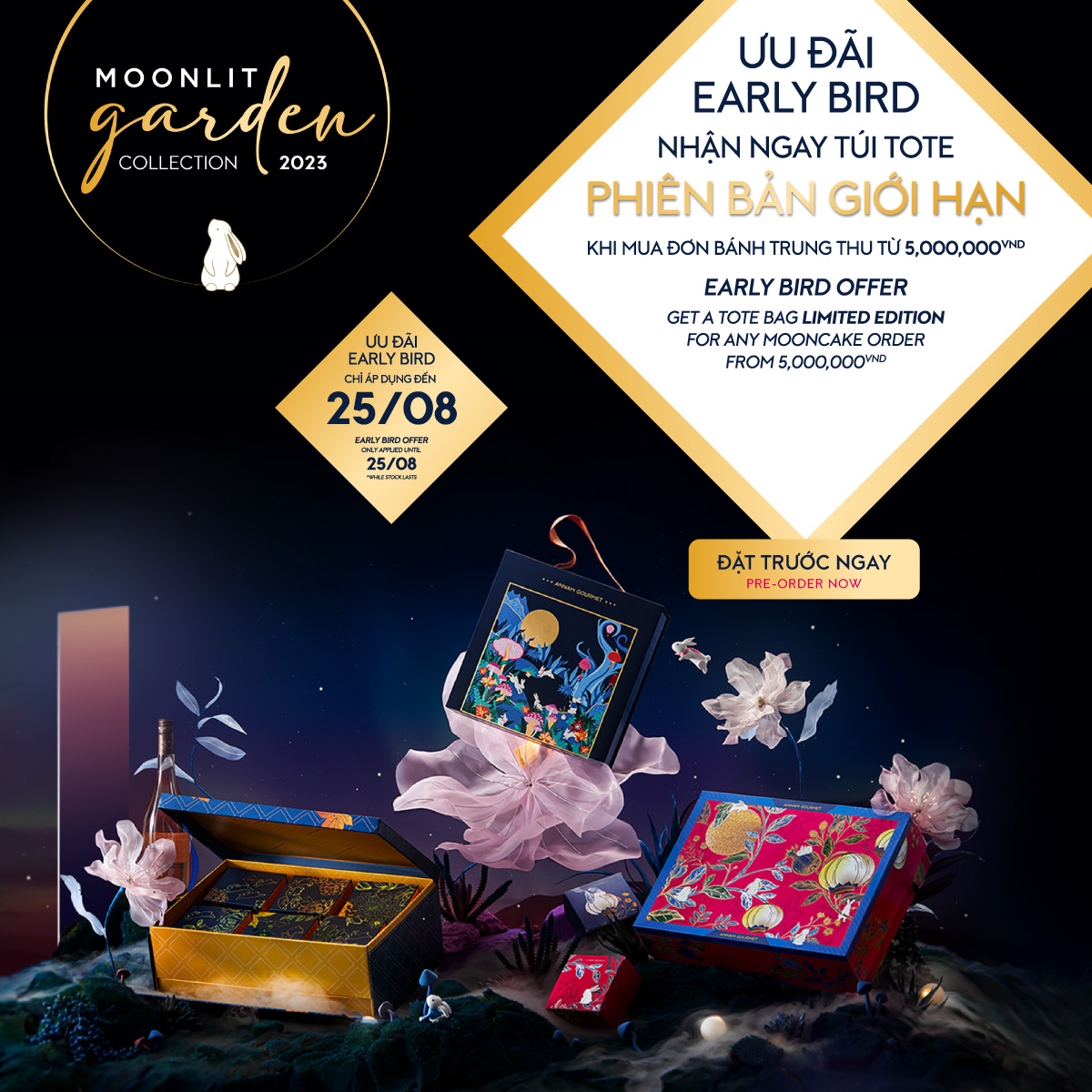 SPECIAL OFFER FOR PRE-ORDER OF "MOONLIT GARDEN" MOONCAKE GIFT COLLECTION🤩