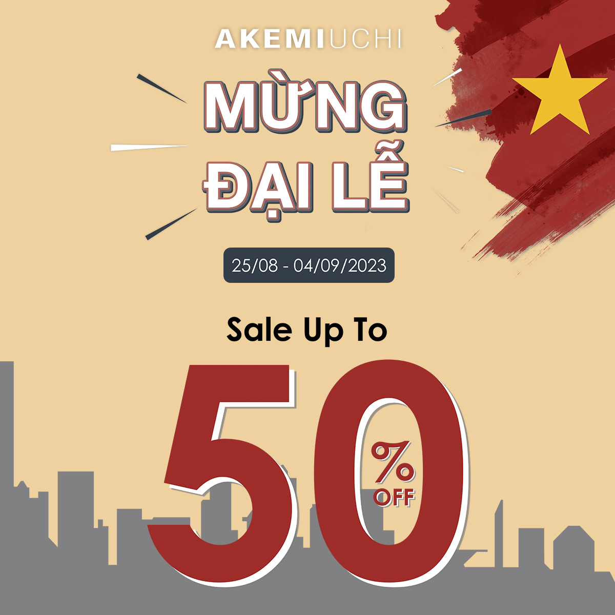 ✨MỪNG ĐẠI LỄ - GIẢM LÊN ĐẾN 50%✨