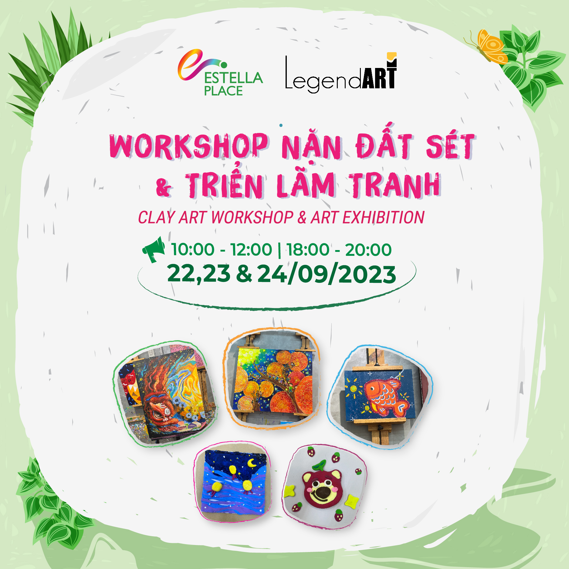CLAY ART WORKSHOP & ART EXHIBITION