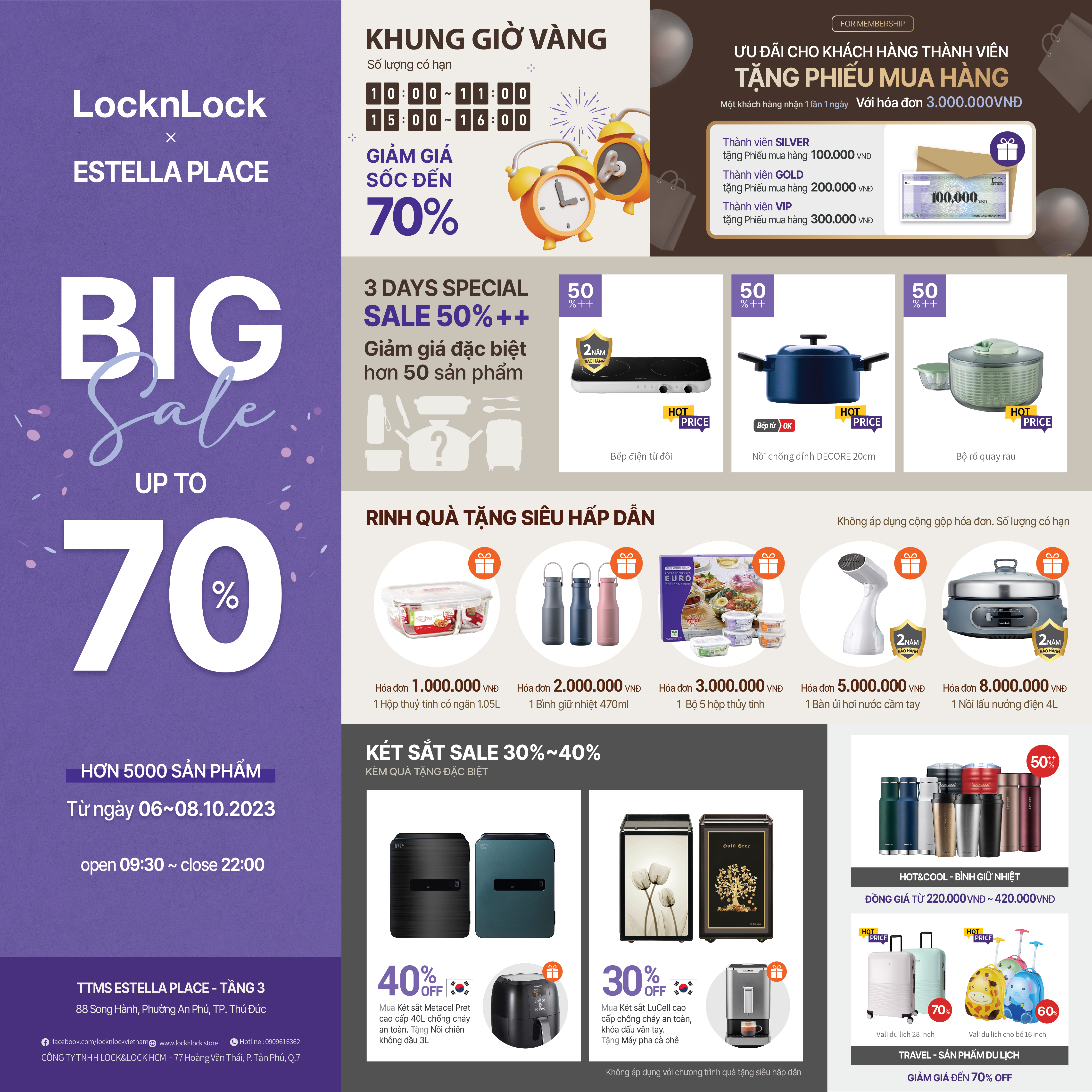 LOCKNLOCK X ESTELLA | GRAB THE BIG DEAL, ENJOY THE SHOPPING SPREE WITH LOCK