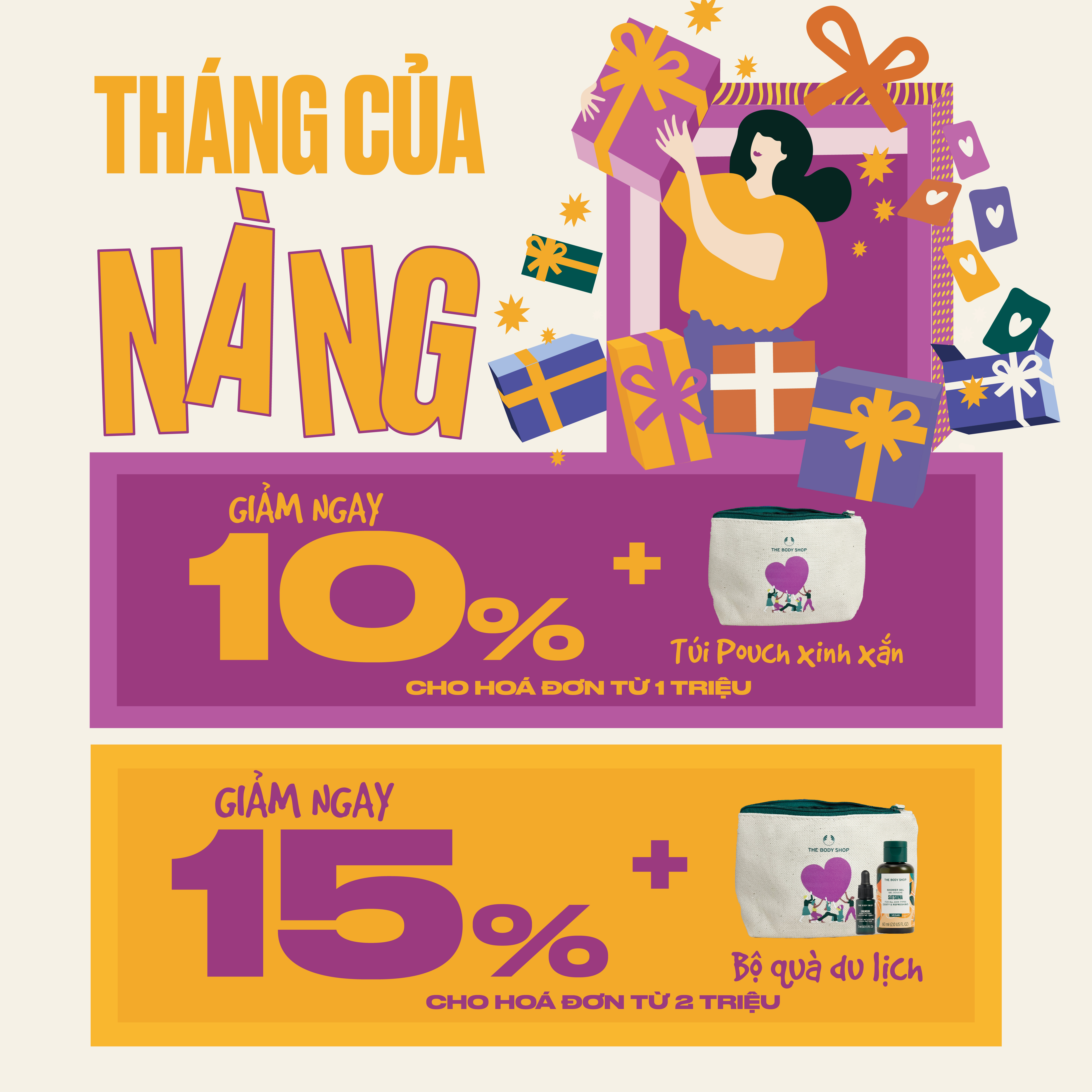 ✨IT’S TIME TO GO SHOPPING FOR GIFTS & EXCLUSIVE OFFERS ON WOMEN’S DAY✨