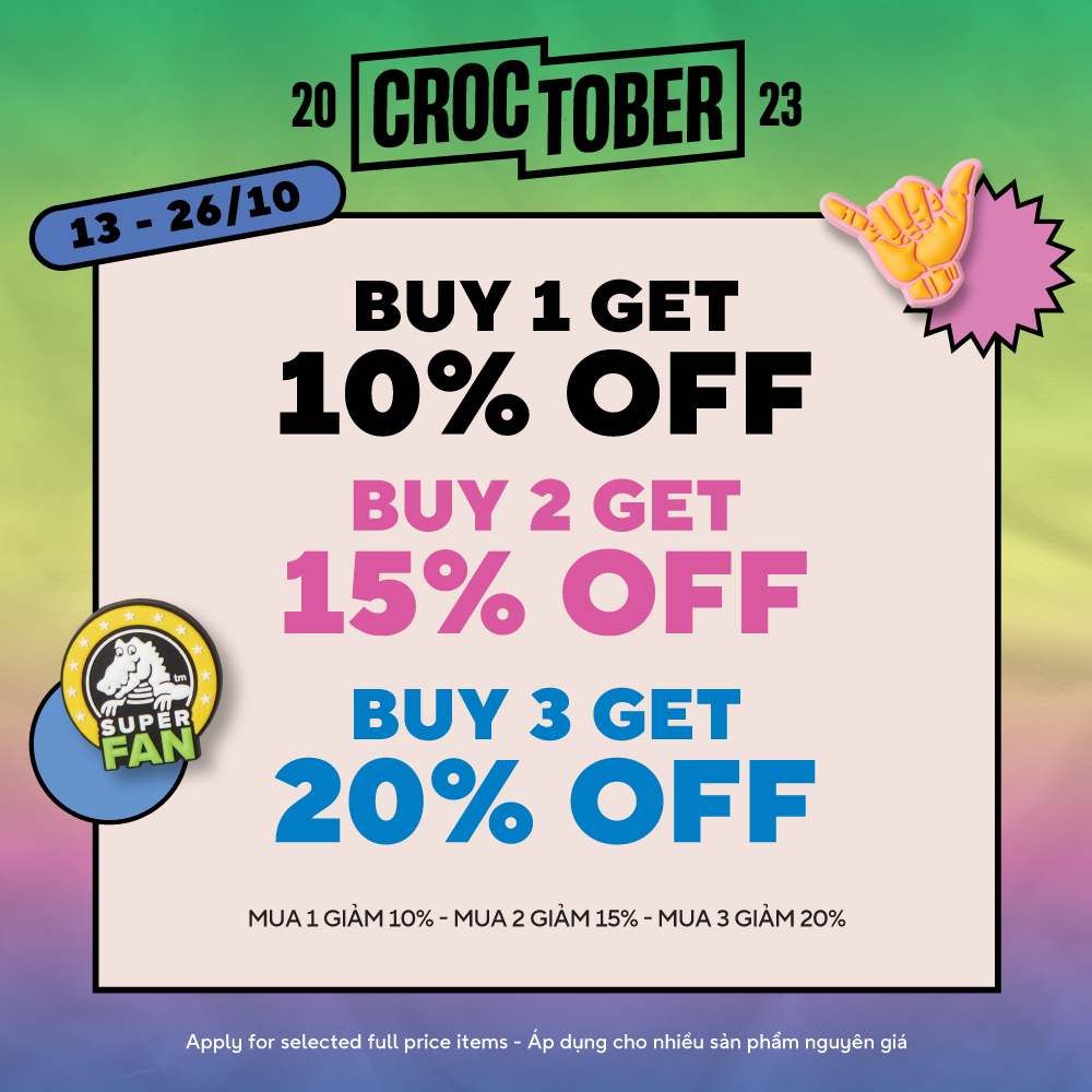 🎊CELEBRATE CROCS FANS ALL MONTH LONG