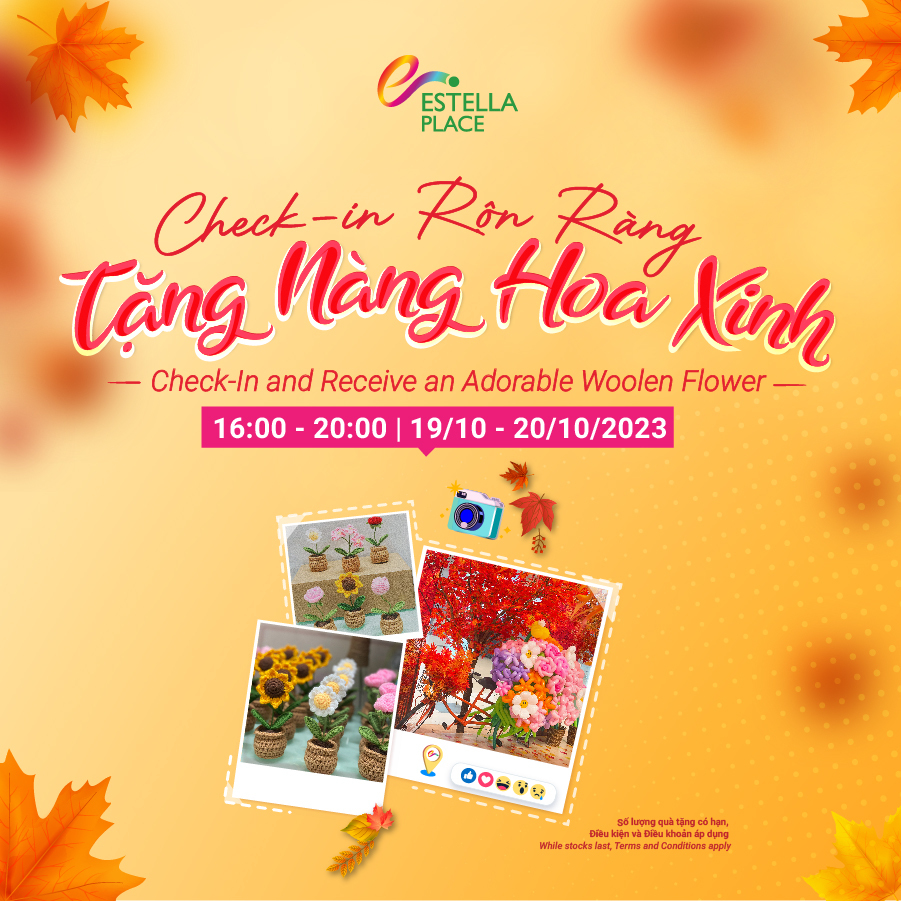 🌷CHECK-IN RỘN RÀNG – TẶNG NÀNG HOA XINH🌷