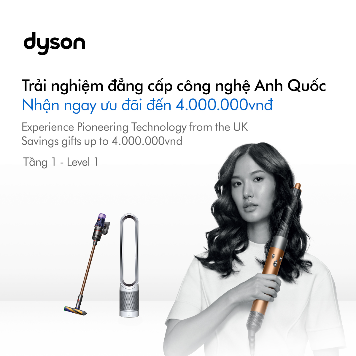 🎃TRẢI NGHIỆM CÔNG NGHỆ ANH QUỐC CÙNG DYSON - NHẬN ƯU ĐÃI ĐẾN 4.000.000VNĐ🎃