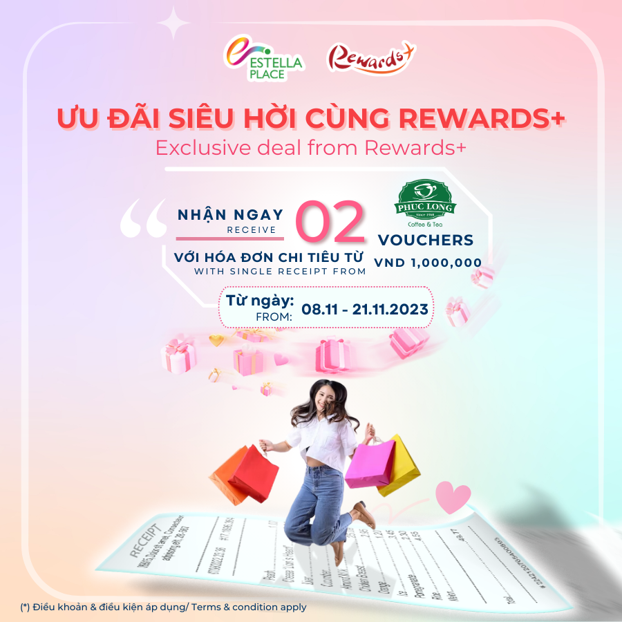 ƯU ĐÃI SIÊU HỜI CÙNG REWARDS+