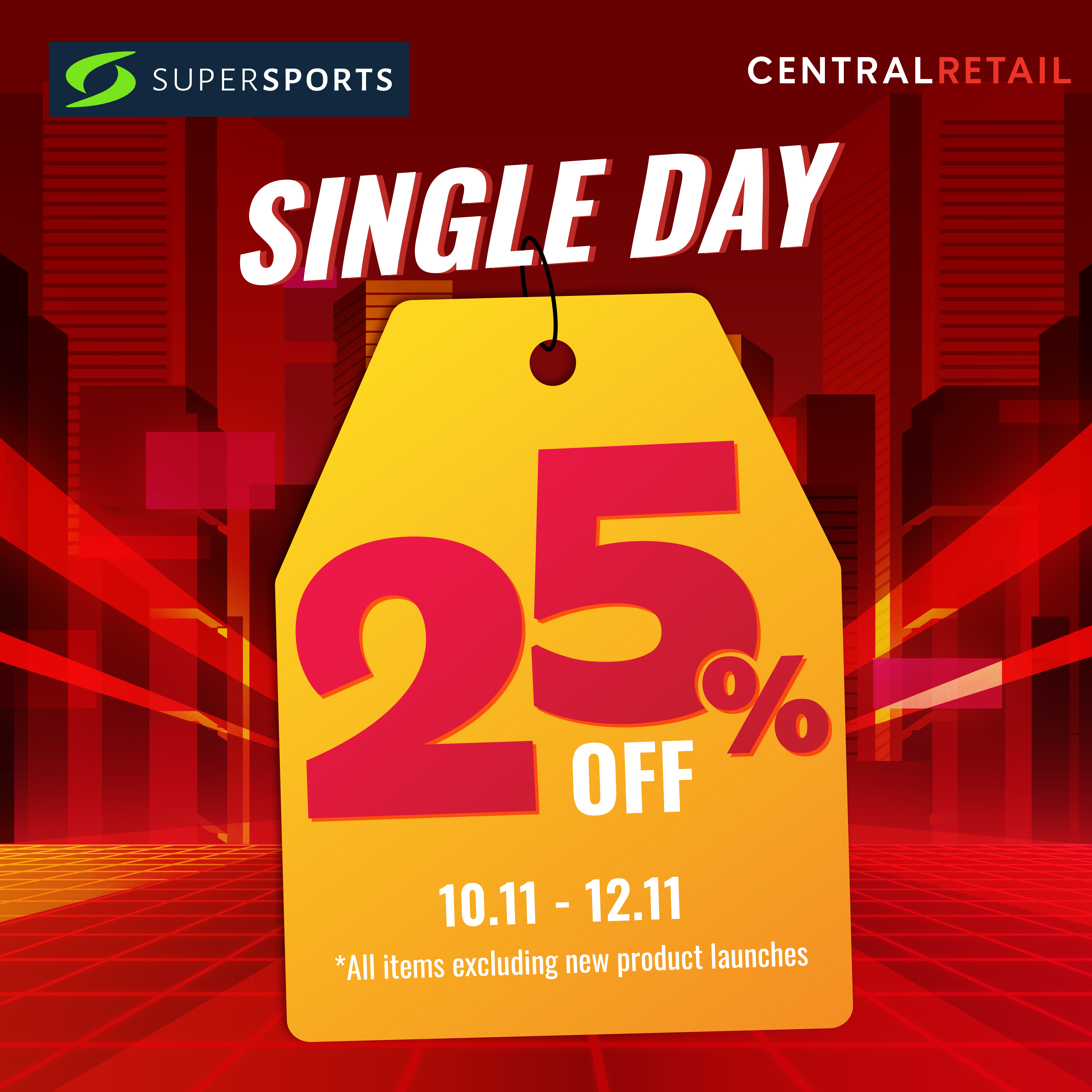 SINGLE DAY - KHÔNG CẦN CÓ ĐÔI, SĂN DEAL GẤP BỘI CÙNG SUPERSPORTS😍😍