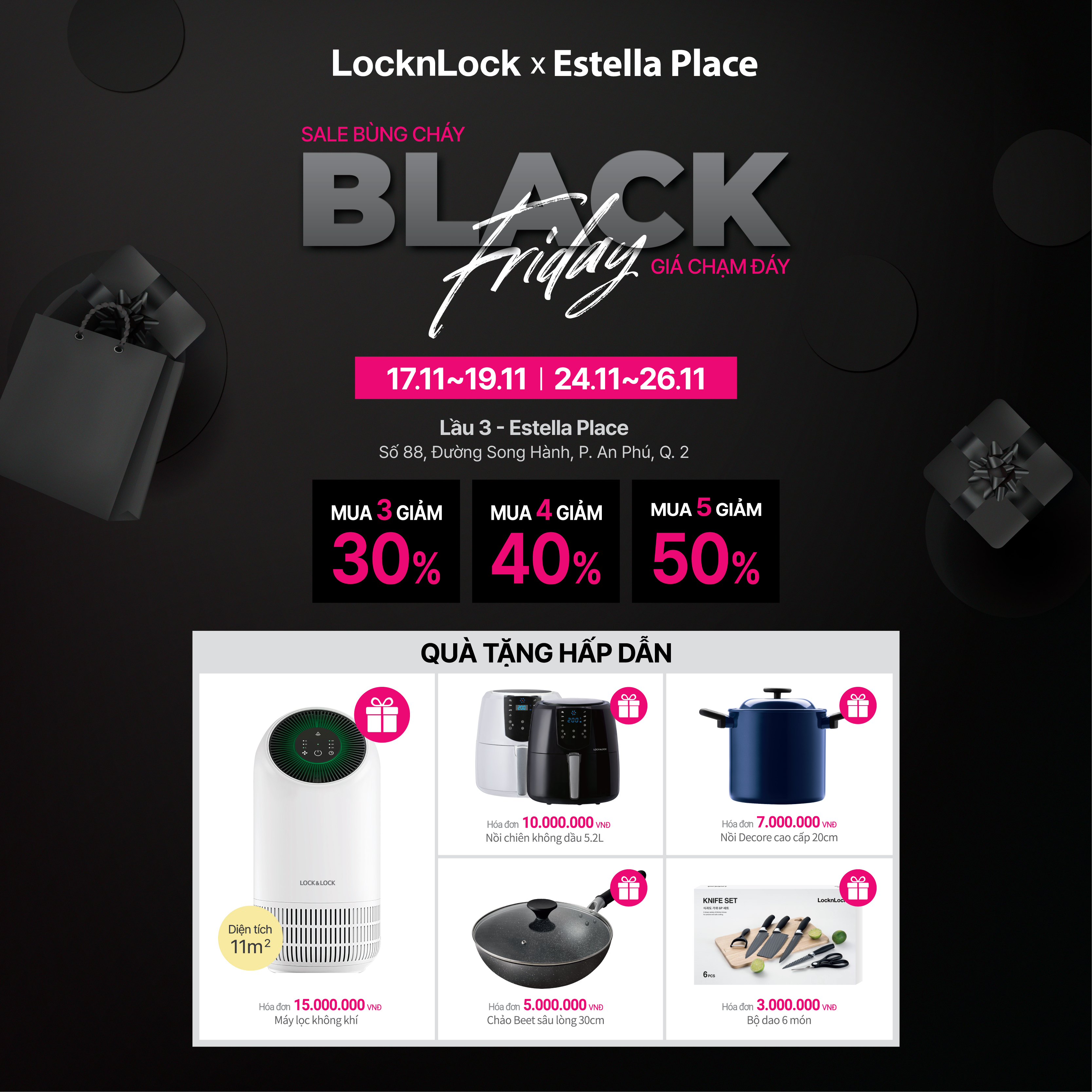 BLACK FRIDAY - SALE BÙNG CHÁY, GIÁ CHẠM ĐÁY