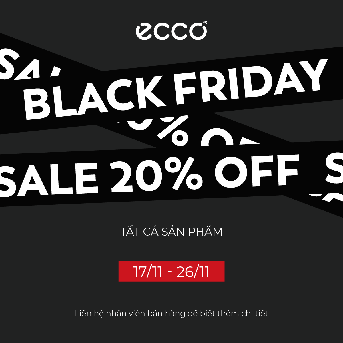 BLACK FRIDAY 2023 ĐÃ ĐẾN ECCO VIỆT NAM