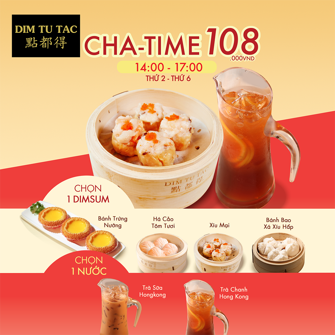 𝐂𝐇𝐀-𝐓𝐈𝐌𝐄 - THƯỞNG TRÀ CHIỀU KIỂU HONG KONG