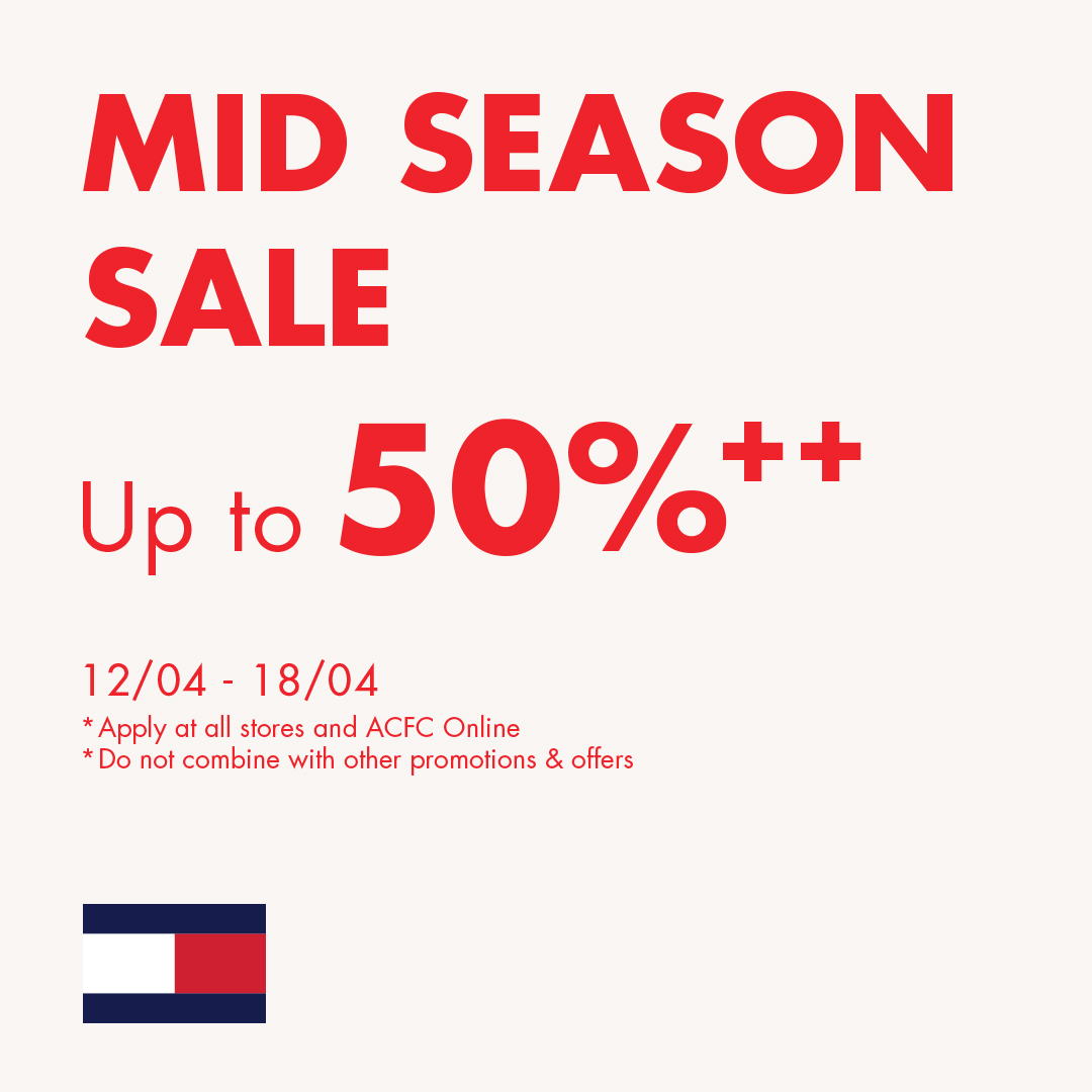 TOMMY HILFIGER MID SEASON SALE