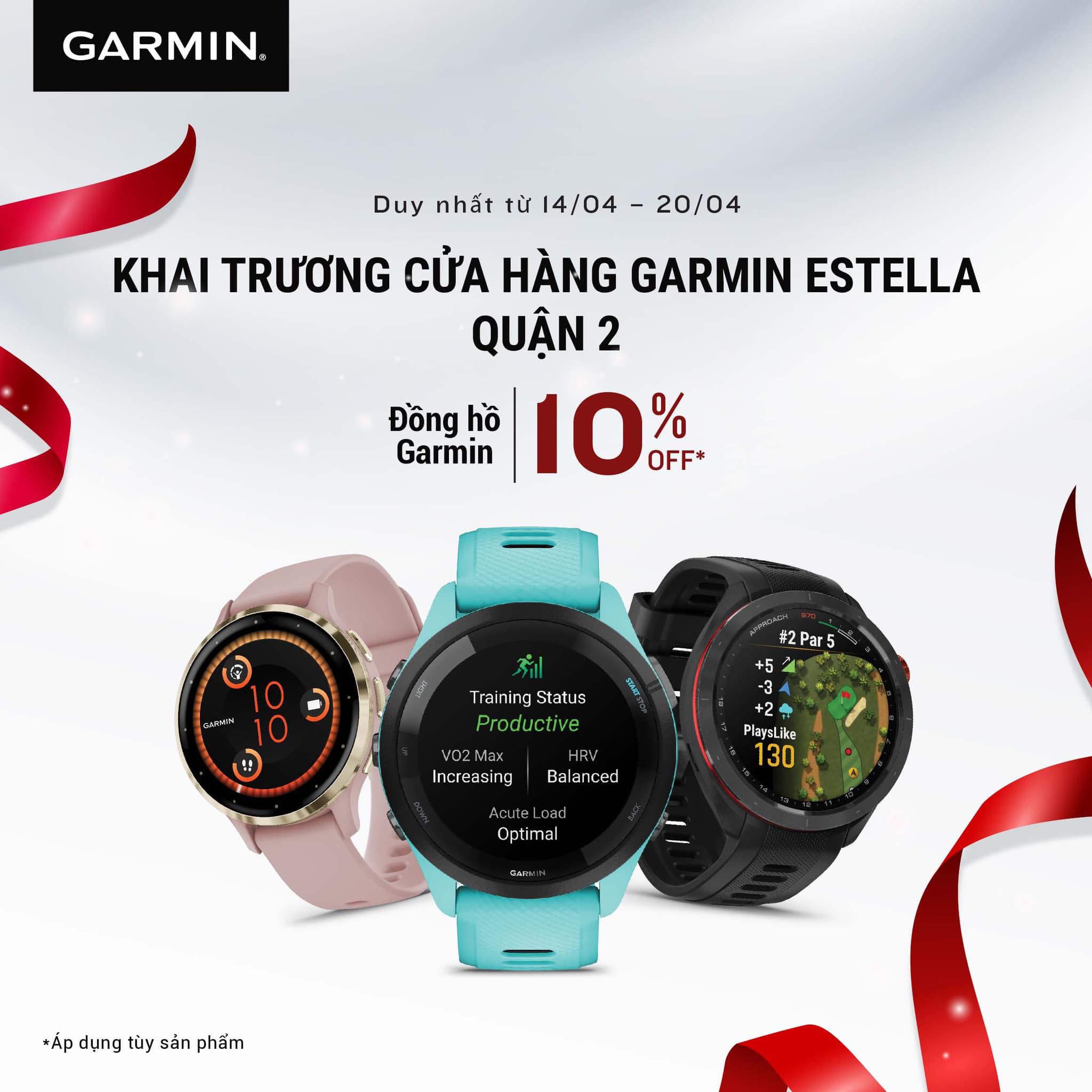 😍 TƯNG BỪNG KHAI TRƯƠNG CỬA HÀNG GARMIN ESTELLA PLACE