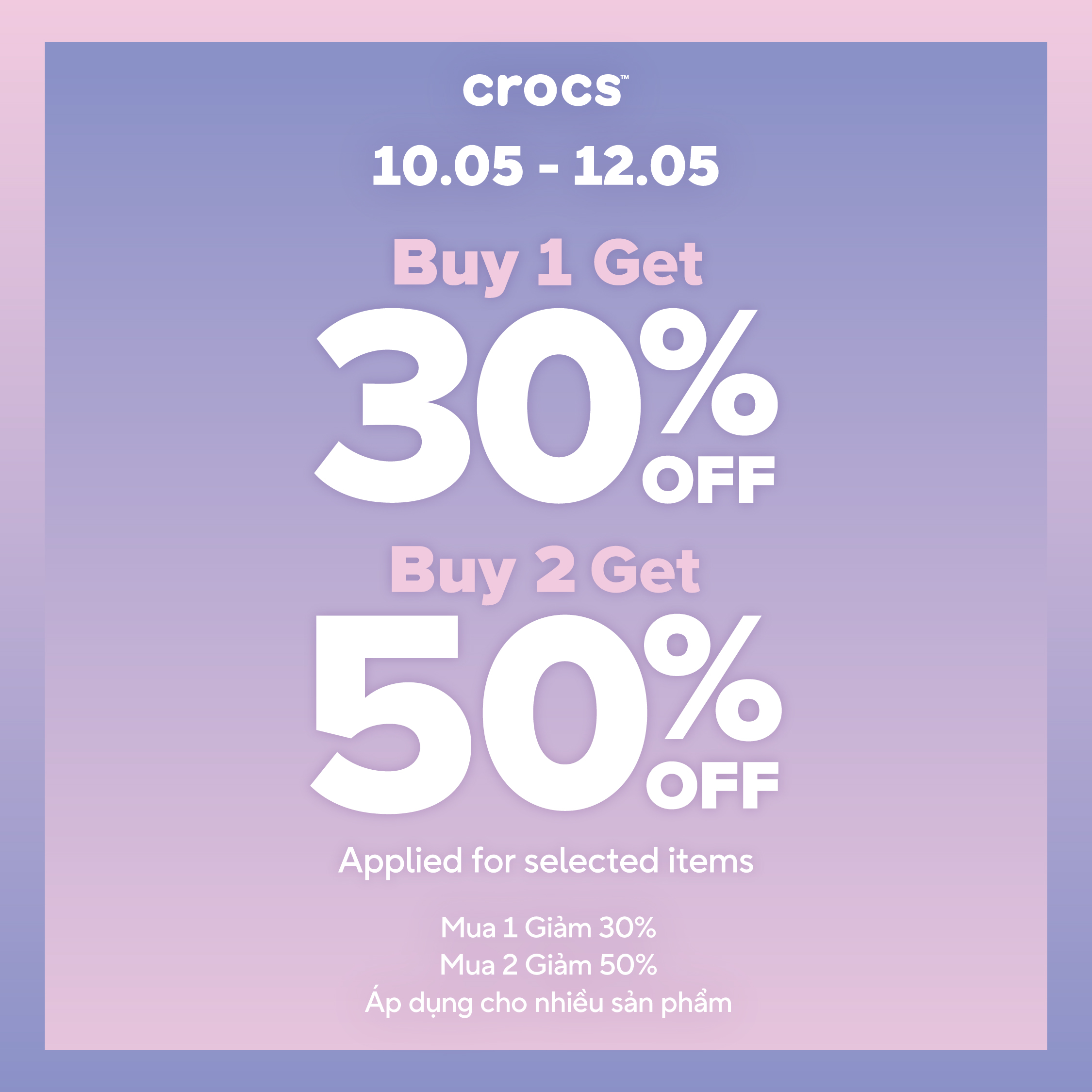 CROCS - HAPPY MOTHER'S DAY