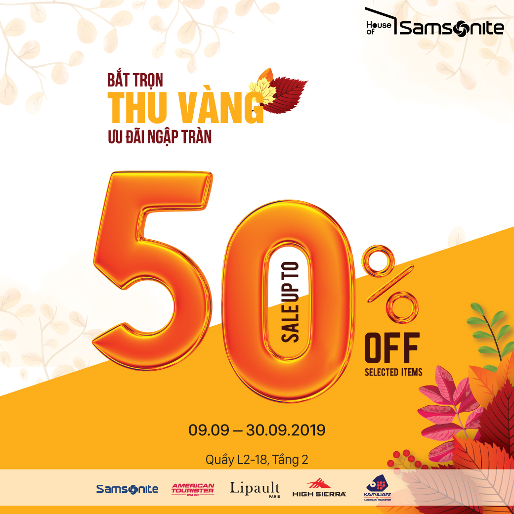 HAPPY AUTUMN, HAPPY SALE