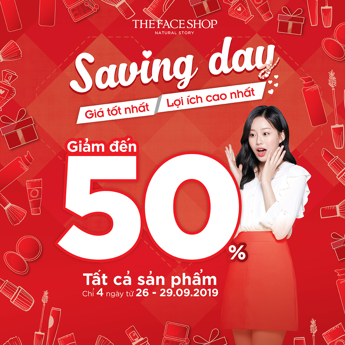 BEST PRICE – BEST BENEFIT” WITH SAVING 2019 FROM THEFACESHOP