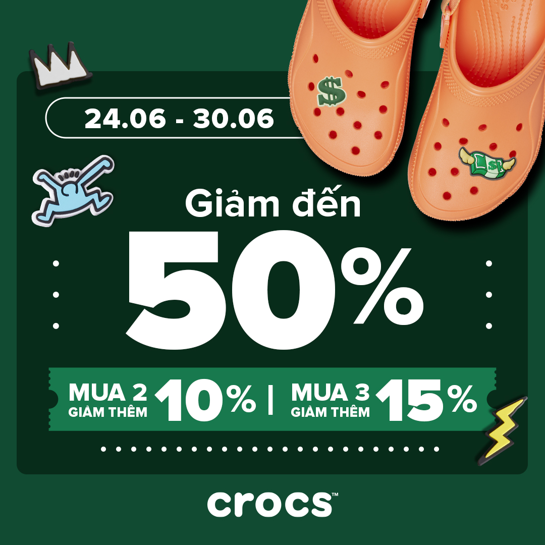 🔥CROCS NÂNG CẤP DEAL - HOT HƠN BAO GIỜ HẾT!!!