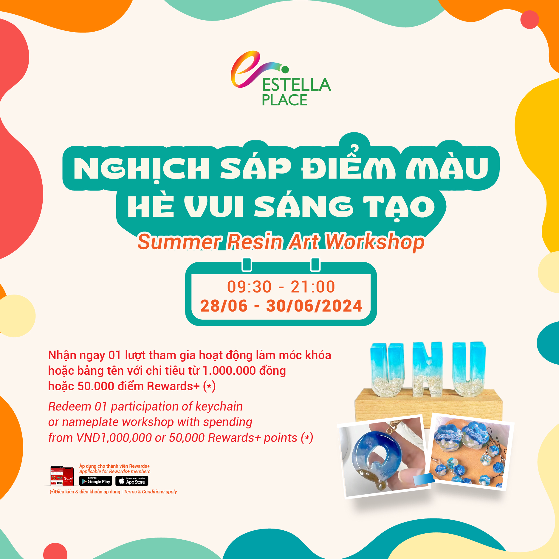 ☀️SUMMER RESIN ART WORKSHOP🤩